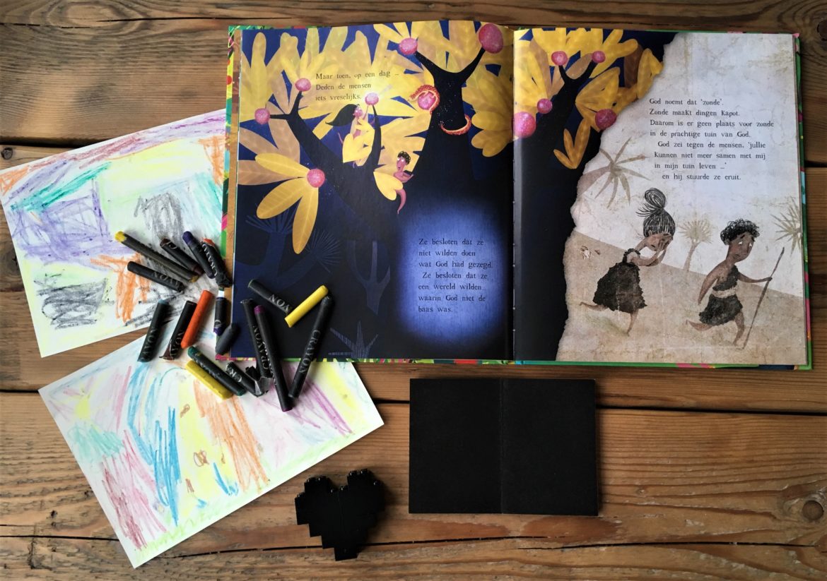 Gezinsmoment ‘woordeloze boek’: zwart