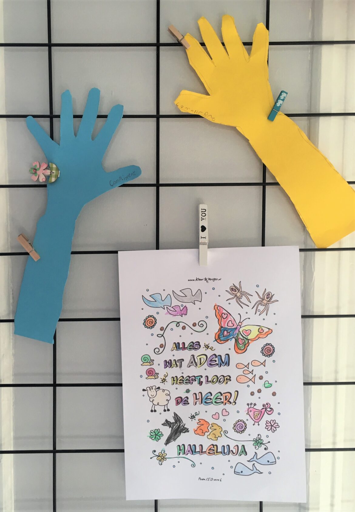 Gezinsmoment #1 – bidden met je hand